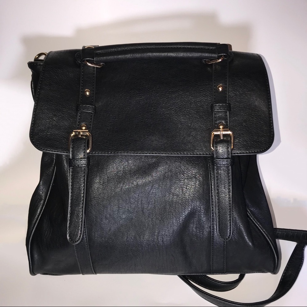 Black Vegan Backpack